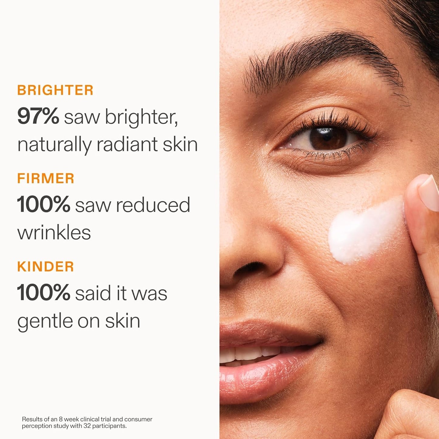 Skinfix Brighten + Firm Vitamin C Serum - 15% Concentration for Dark Spots & Fine Lines - Safe for Sensitive Skin