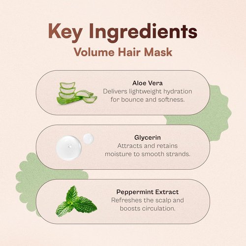 Nunzio Saviano Volume Hair Mask - Lightweight Deep Conditioning Treatment with Aloe Vera - 16.9 oz / 500 mL - Adds Volume, Hydration & Shine