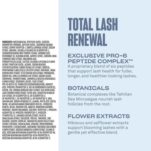 BABE ORIGINAL Renewing Lash Serum 6mL and 4 Real Mascara Bundle, Peptide-Infused Eyelash Serum for Fuller, Longer-Looking Natural Lashes, Lash Enhancing Treatment