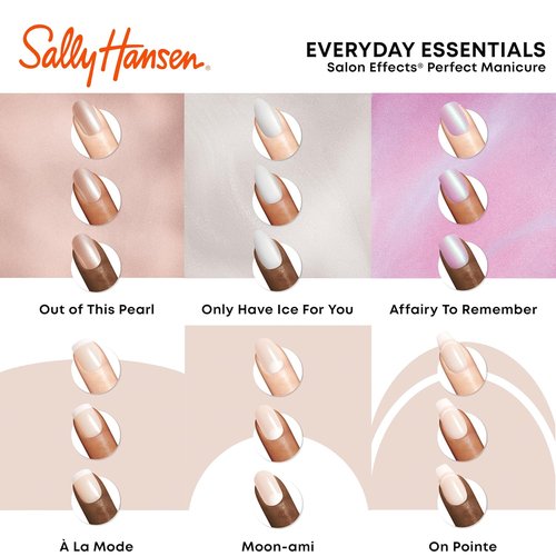 Sally Hansen Salon Effects® Press On Nails - Out Of This Pearl Oval Shape with Non-Damaging Adhesive