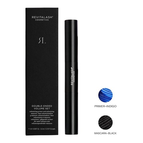 RevitaLash Cosmetics Double-Ended Volume Set - Hypoallergenic Eyelash Primer & Mascara