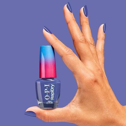 OPI RapiDry To Dry For | Opaque Dark Blue Crème Quick Dry Nail Polish | Vegan, Smudge Proof, Fast Drying