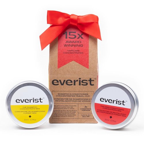 Everist Haircare Travel Duo - Deep Hydration Shampoo & Conditioning Concentrate | Aloe Vera, 2 x 0.7 fl oz Set