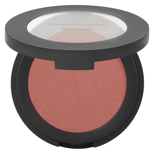 bareMinerals Gen Nude Powder Blush - Mineral-Based Pressed Powder & Blooming Blush Brush Set
