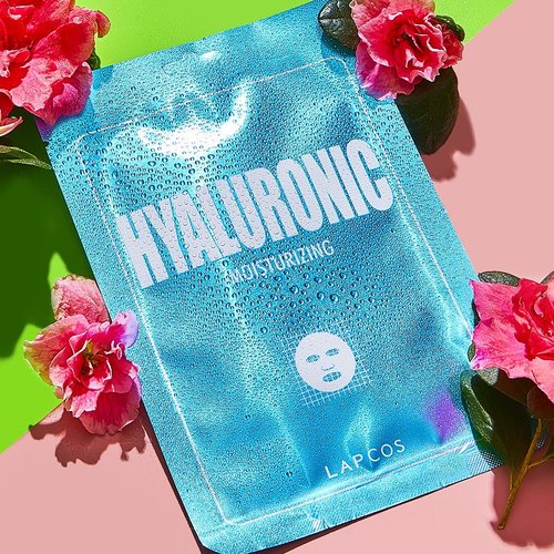 LAPCOS Hyaluronic Acid Sheet Mask - Daily Hydrating Face Mask | Nourishes & Protects Skin, 5-Pack