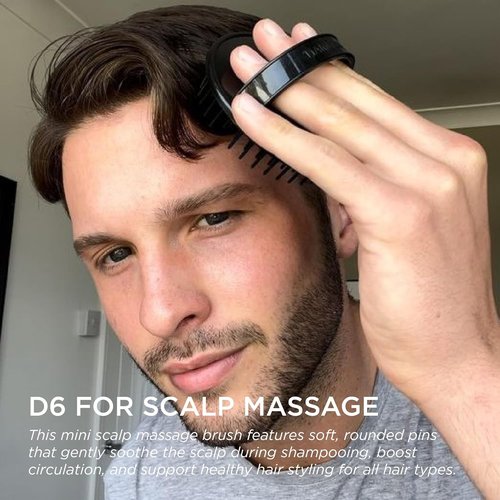 Denman Detangle Hair Brush - Curly Hair & Scalp Massager D6 for Effortless Styling