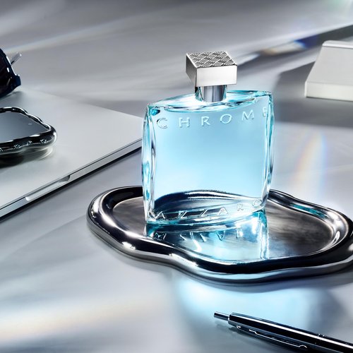Azzaro Chrome Eau de Toilette — Mens Cologne — Citrus, Aquatic & Woody Fragrance, 1.0 Fl Oz