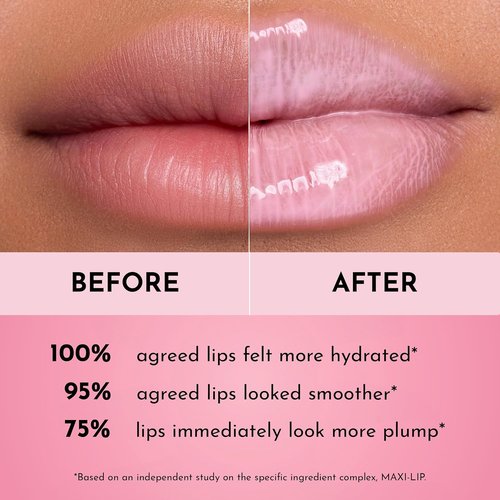 Lawless Forget The Filler Lip Plumping Gloss - Strawberry Milkshake - Volumizing & Hydrating Formula 0.11 oz