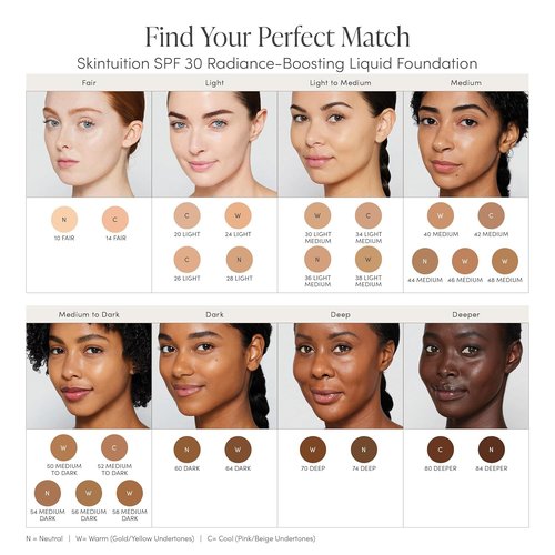 Jane Iredale Skintuition SPF 30 Liquid Foundation - Radiance-Boosting, Medium Coverage, Vegan & Cruelty-Free