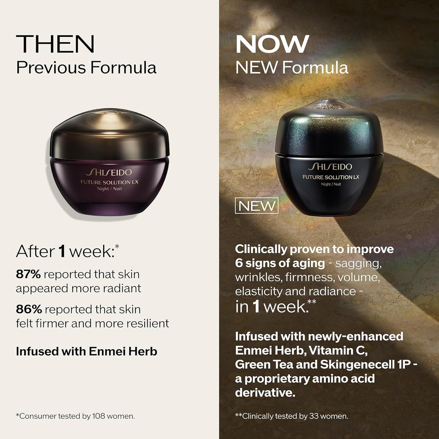 Shiseido Future Solution LX Total Regenerating Cream - Anti-Aging Night Moisturizer - 50 mL - Firms & Plumps Skin