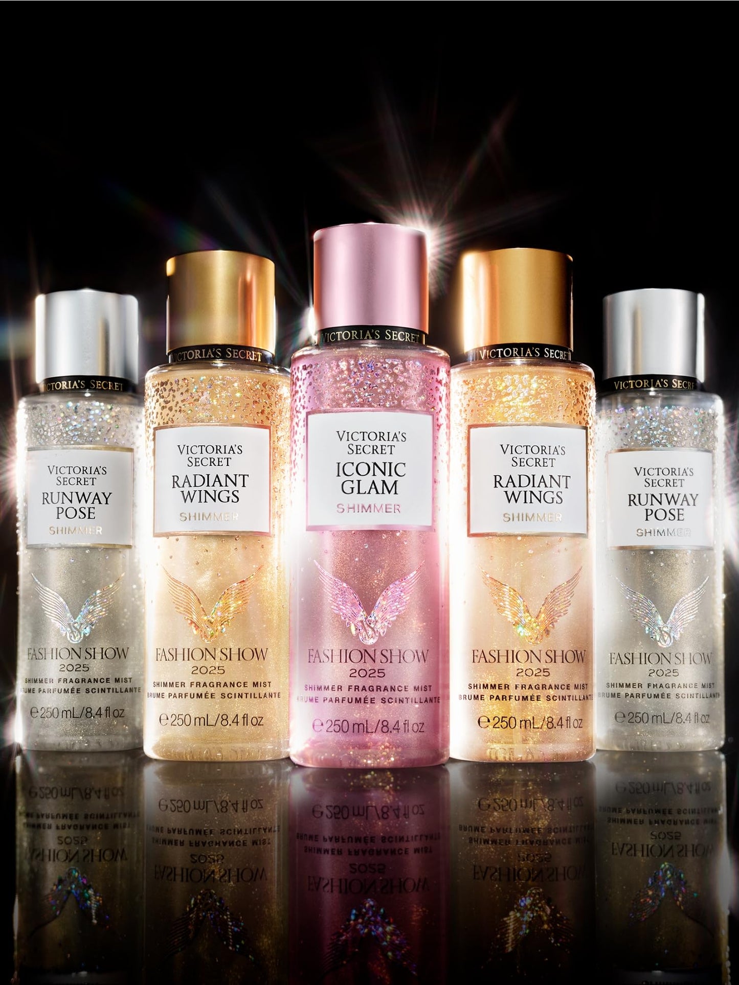 Victoria's Secret Fashion Show Runway Pose Shimmer Fragrance Mist, Body Spray for Women (8.4 oz)