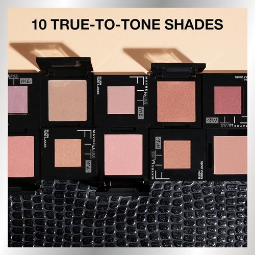 Maybelline Fit Me Blush - Lightweight, Smooth & Blendable All-Day Makeup in Buff - 1 Count