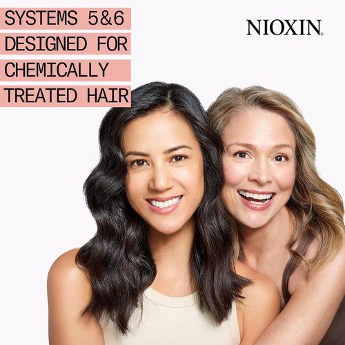 Nioxin System Kit 5 - Hair Strengthening & Thickening Treatment for Sensitive Scalp | Full Size (3 Month Supply)