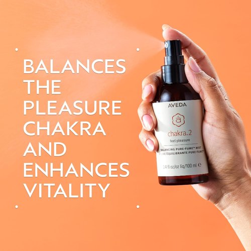 Aveda Chakra 2 Balancing Pure-Fume Mist - Body & Room Spray for Pleasure Chakra | Sandalwood & Orange, 3.4 Fl Oz