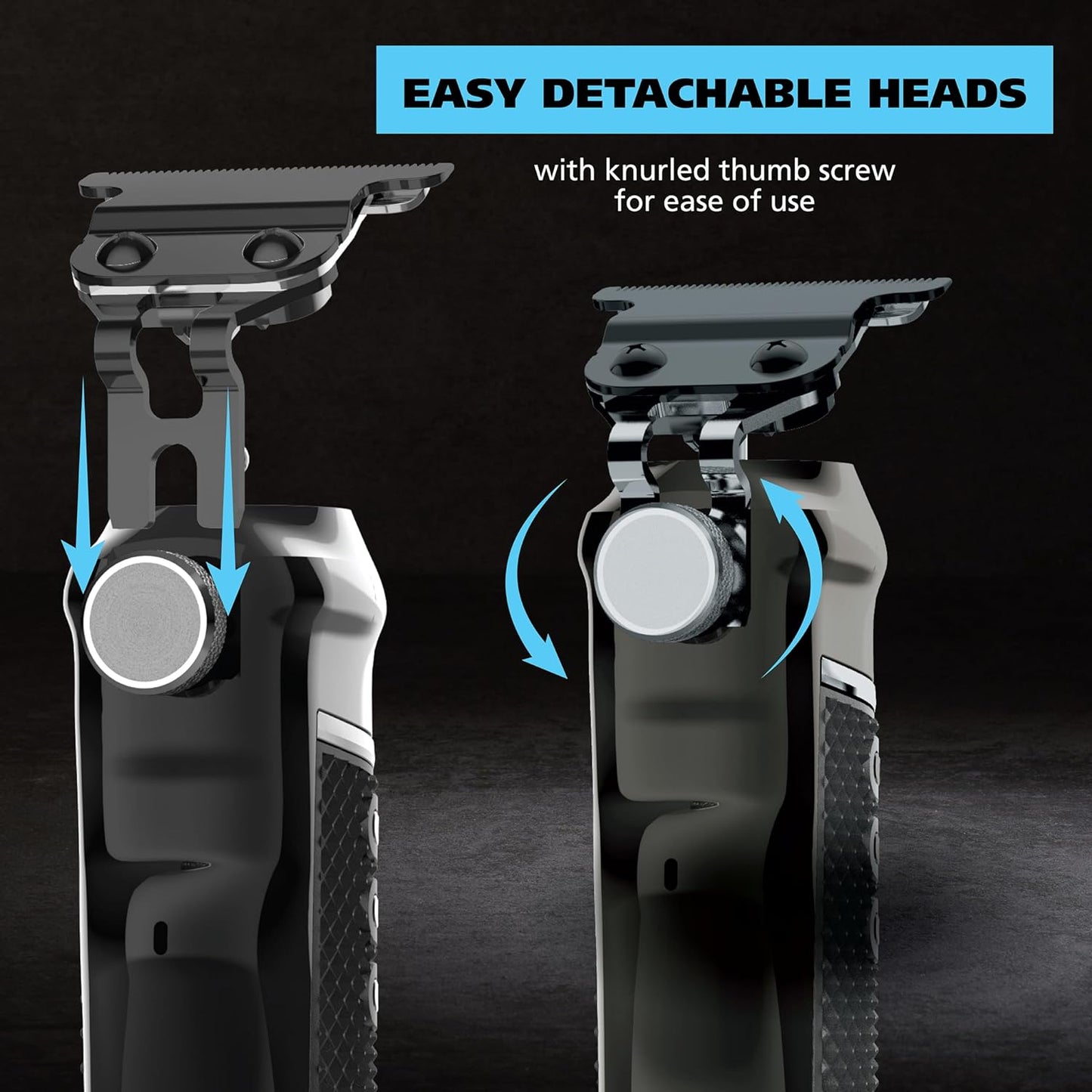 Wahl USA Pro Series Skeleton Trimmer - Cordless Lithium-Ion Beard & Hair Clipper with Near Zero Gap Blade
