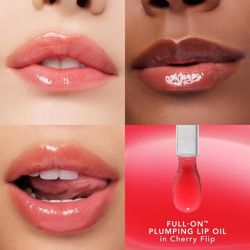 BUXOM Full-On Plumping Lip Oil - Nourishing Tinted Gloss with Juicy High-Shine Finish | Cruelty-Free