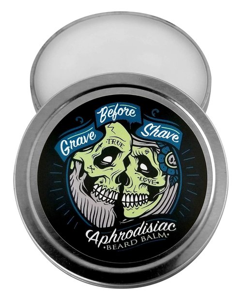 Grave Before Shave Beard Balm - Aphrodisiac Blend for Softness & Control | 2 oz. Tin