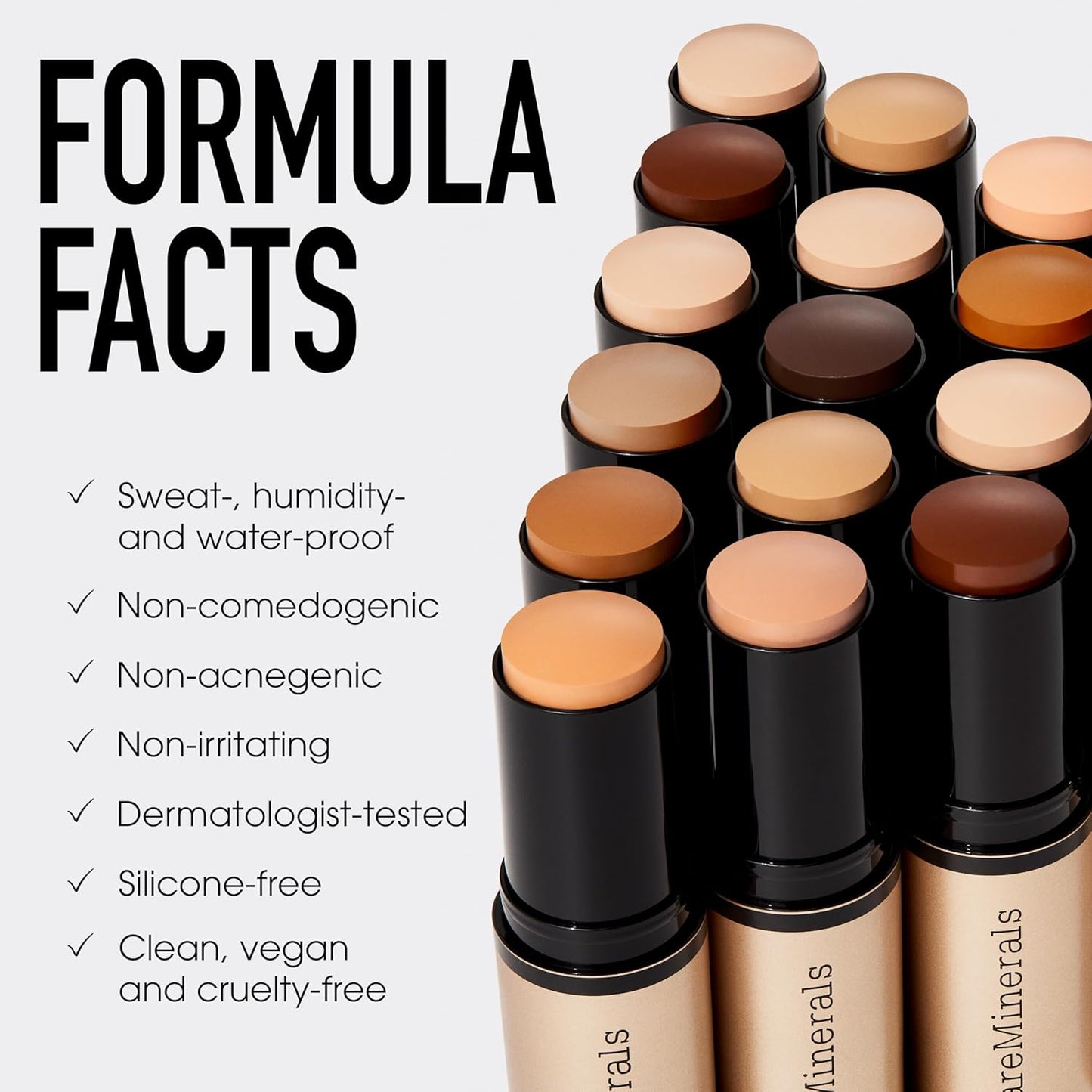 bareMinerals Complexion Rescue Skin Tint Stick - Lightweight Hydration, 24HR Coverage, Vegan & Cruelty-Free