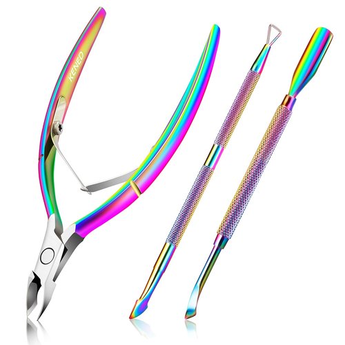Regine Switzerland 3-in-1 Cuticle Care Set - Nipper, Cutter & Scraper for Effortless At-Home Manicures