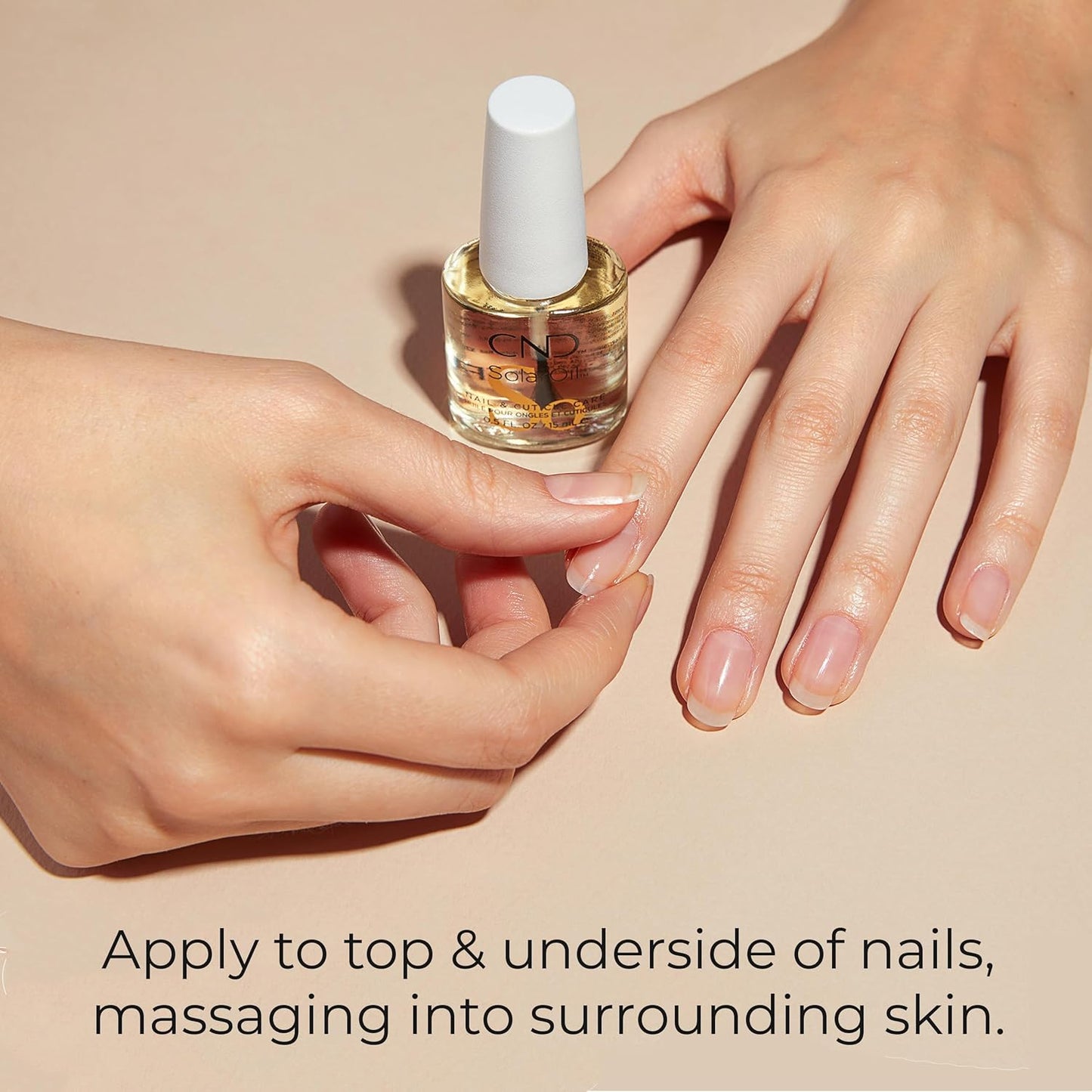 CND SolarOil Cuticle Oil - Natural Jojoba & Vitamin E Blend for Moisturizing Skin | 0.25 Fl Oz