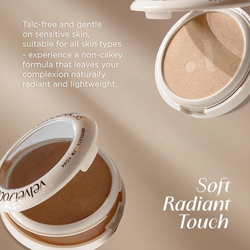 Absolute New York MFVF06 Tan Warm Olive Velvet Focus Powder Foundation | Talc-Free, 12H Long-Lasting, Lightweight