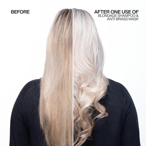 Redken Blondage Purple Shampoo - Neutralizes Brassy Tones for Blonde & Highlighted Hair | Color Depositing Formula