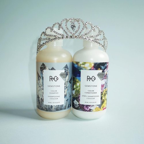R+Co Gemstone Shampoo & Conditioner Trio - Repairs Hair Color, Controls Frizz | Vegan & Cruelty-Free | 0.25 Oz