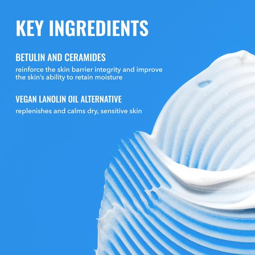 Good Molecules Rich Cream with Ceramides 50 ml / 1.6 oz – Daily Facial Moisturizer for Dry Skin, Redness – Face Lotion with Betulin Soothe, Plump, Hydrate, Moisturize – Anti-aging Skin Care