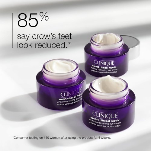 Clinique Smart Clinical Repair Face & Eye Cream Bundle - Anti-Aging Hydration with Peptides & Hyaluronic Acid | Travel Size