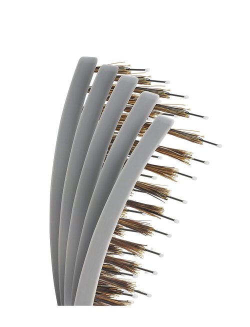 KareCo Tangle Buster Paddle Brush - Flexible Detangler & Styler for All Hair Types | Dual Nylon & Boar Bristles