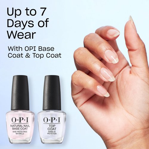 OPI Nail Lacquer I'm Not Really a Waitress | Opaque Dark Red Pearl Chip Resistant Nail Polish | Fast Drying, Streak Free