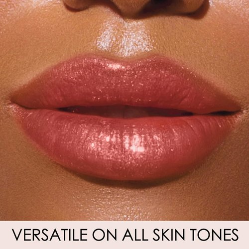LONDONTOWN Lip Gloss - Dainty Sun Kissed Coral | Deep Hydrating High Shine Non-Sticky Balm