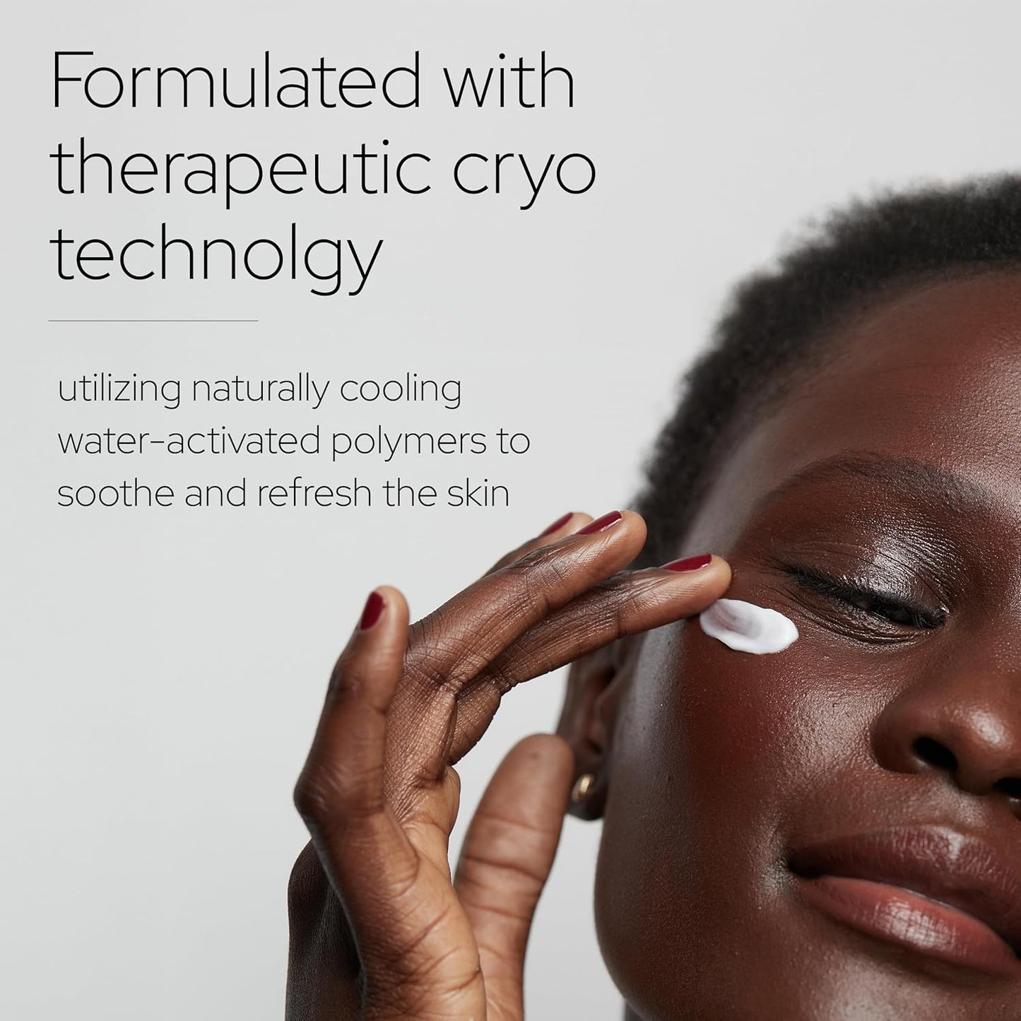 SiO Beauty Cryo Eye Cream - Hydrating Formula for Dark Circles & Fine Lines - Cooling Under-Eye Treatment with Shea Butter, Vitamin E & Collagen