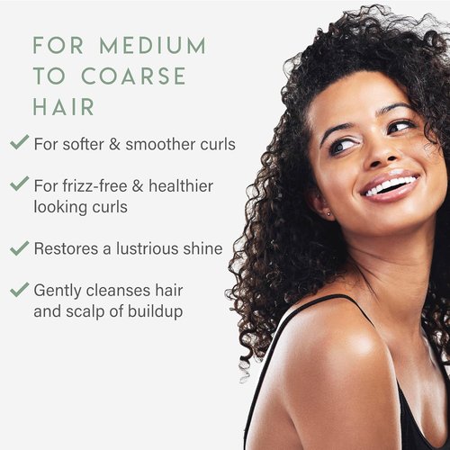 ALURAM Curl Shampoo - Lightweight Coconut Water Infused Formula for Curly Hair Care