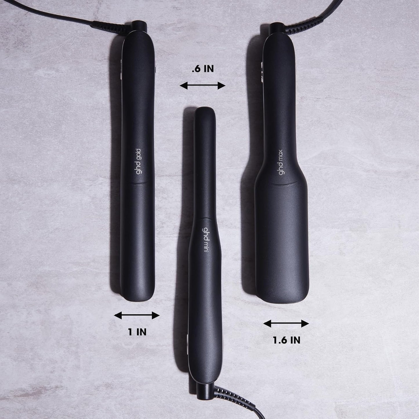 GHD Gold Flat Iron Hair Straightener - Professional Ceramic Tool for Stronger Hair & Color Protection