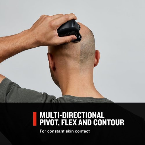 Remington Balder 3 Head Shaver - Dual-Track Cutting Heads, 100% Waterproof, Complete Grooming Kit
