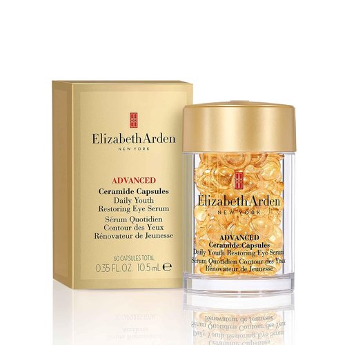 Elizabeth Arden Advanced Ceramide Eye Serum Capsules - Youth Restoring Daily Skin Care, 60 Count