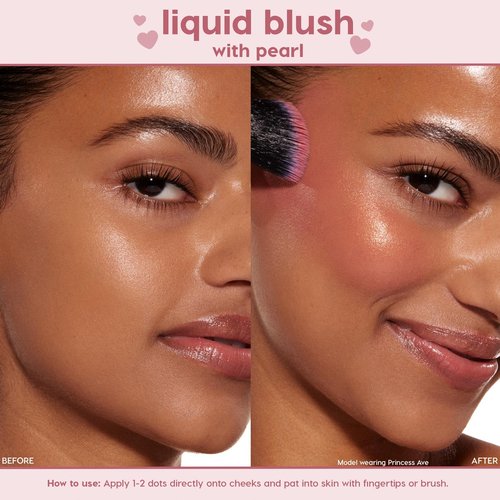 ColourPop Weightless Liquid Blush - Hydrating Cheek Blush with Hyaluronic Acid - Glowy Pearl Finish - Perfect Peach (0.3 Fl Oz)