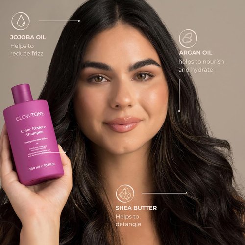 Glowtone™ Color Care Shampoo - Sulfate Free, Anti-Fade Formula for Vibrant Color-Treated Hair