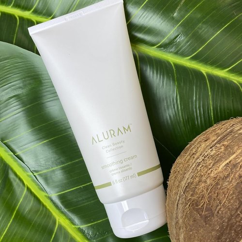 ALURAM Coconut Water Smoothing Cream - Frizz-Free Shine for All Hair Types | 6 Fl Oz