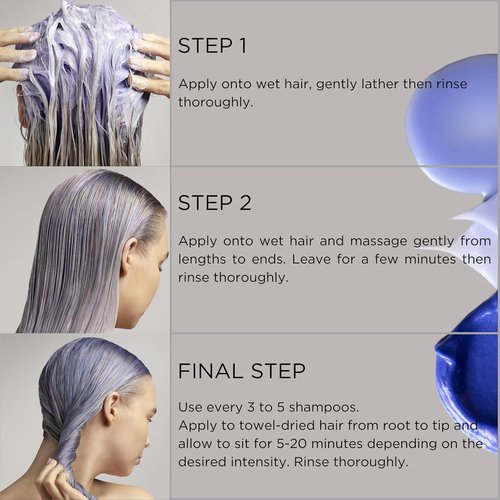 Christophe Robin Purple Conditioner - Baby Blonde Toning with Florentina Iris | Neutralizes Brassy Tones, 200ml