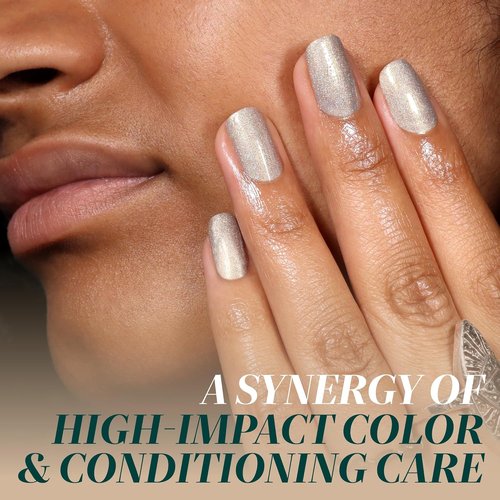LONDONTOWN Lakur Nail Polish - Long-Lasting, Streak-Free, Chip-Resistant | Hydrating Nude & Brown Shades, 0.4 Fl Oz - You're Golden