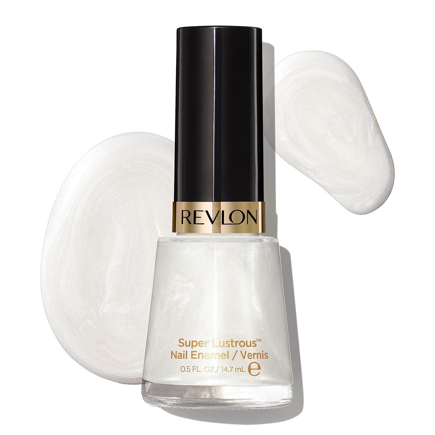Revlon Super Lustrous Nail Polish - Chip-Resistant Longwear Formula | High Shine Finish, 020 Pure Pearl, 0.5 fl oz