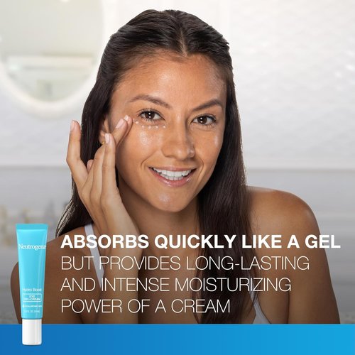 Neutrogena Hydro Boost Under Eye Cream - Hydrating Formula with Hyaluronic Acid | Fragrance-Free, 0.5 oz