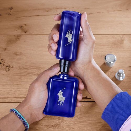 Ralph Lauren Fragrances - Polo Blue Men's Cologne - Refillable Eau de Toilette Set - 2.5 Fl Oz & 5.1 Fl Oz Refill