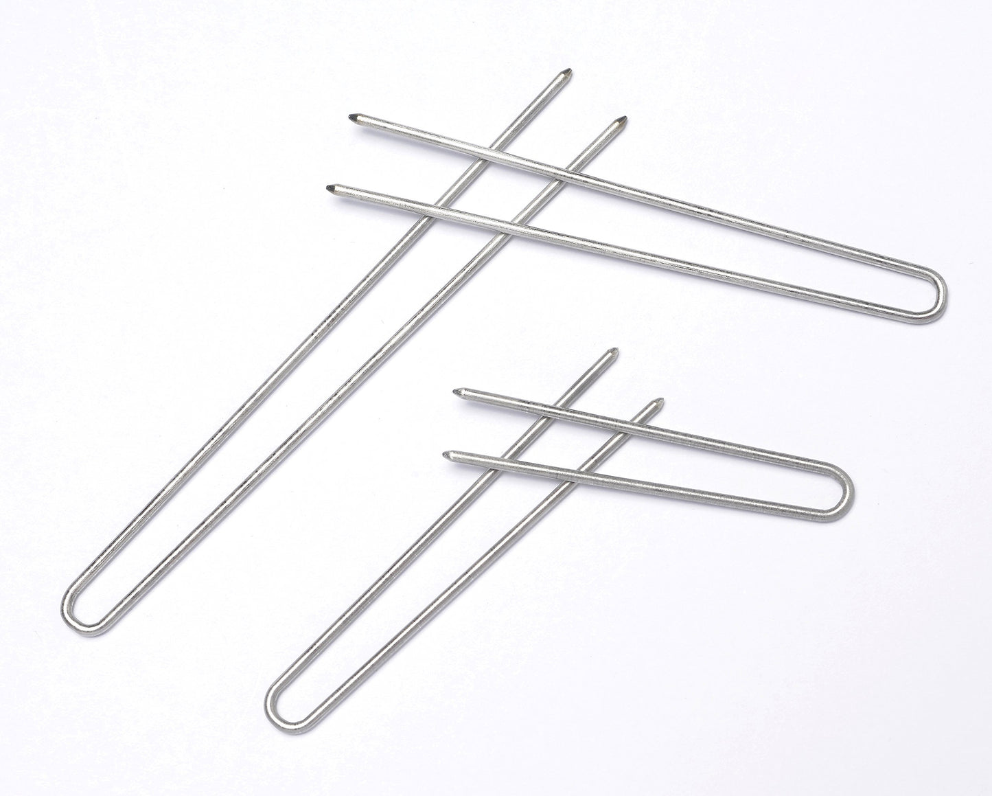 Hair pins 3” Inch Straight 3 Packs (36 pins) Stainless Steel SILVER Heavy Duty Snagless Handmade use Hairpins instead of Bobby Pins for Wedding/Bridal Up-do's