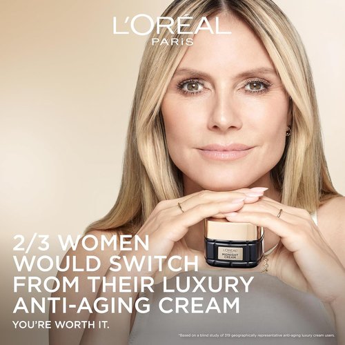 L'Oreal Paris Age Perfect Anti-Aging Midnight Cream - Firm Skin & Reduce Wrinkles, 1.7oz | Free Serum Sample