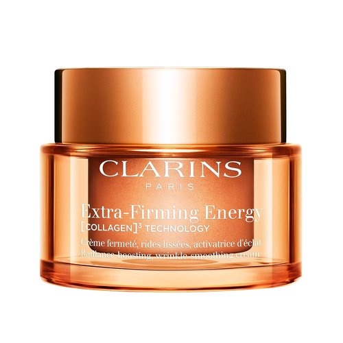 Clarins Extra-Firming Energy Face Moisturizer - 2-in-1 Anti-Aging Cream with Collagen & Niacinamide | Refillable | 1.7 Oz