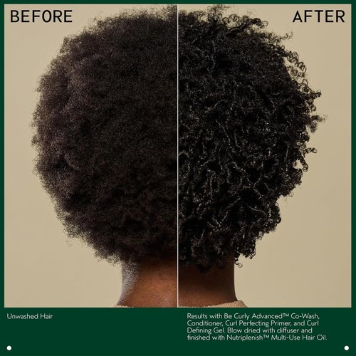 Aveda Be Curly Advanced Coil Definer Gel - Strong Hold for Coily Hair | Defines & Protects from Humidity | 8.8 Oz