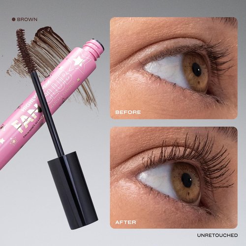 Milani Fanning Mascara - Volumizing & Lengthening Lash Makeup for Lifted, Curled Lashes - 24-Hour Smudge-Proof, Vegan & Cruelty-Free, Brown